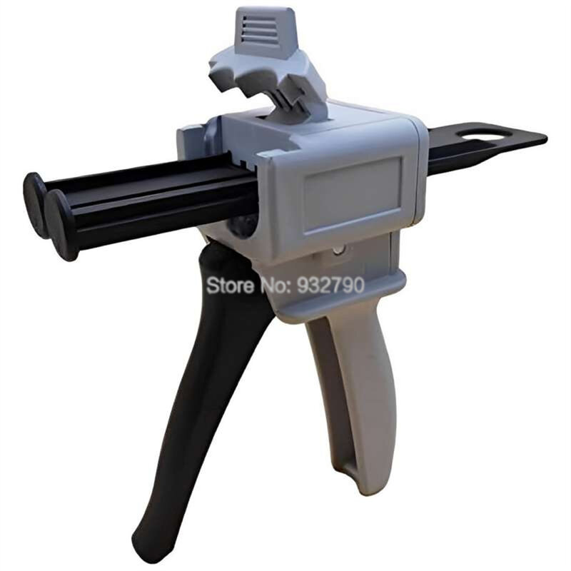1:1 aplicador cartucho duplo manual 50ml dispensador arma para 50ml epóxi cartuchos adesivos (1:1 relações)