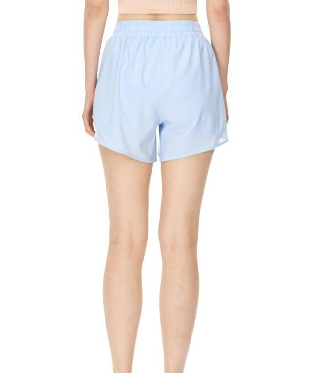 Горячие женские спортивные шорты с шортами для бега, штаны из двух частей с имитацией двух предметов, 4 дюйма