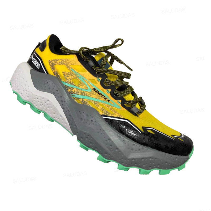 Zapatos de Trail Running para hombre, zapatillas de deporte al aire libre de maratón, antideslizantes, transpirables, con amortiguación, informales