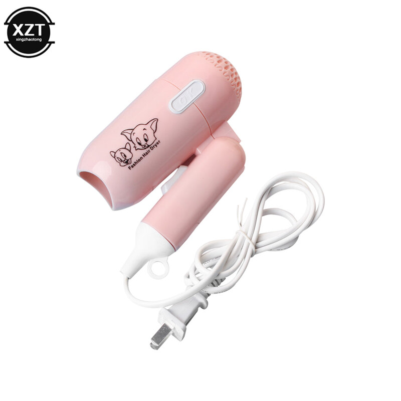 Foldable Hair Dryer Portable Home Travel Dorm Hair Dryer Hairdressing Salon Styling Tools Two-Speed Wind Mini Hair Dryer