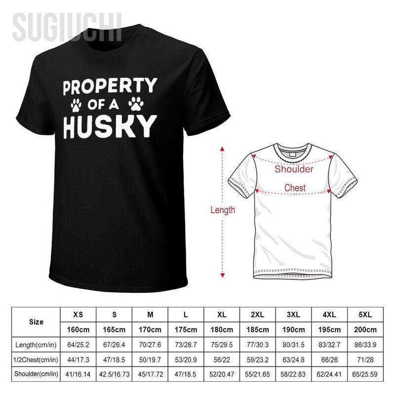 Unisex uomo proprietà di un amante Husky siberiano Sibe proprietario cane Tshirt T-shirt T-shirt donna ragazzi 100% cotone T-shirt