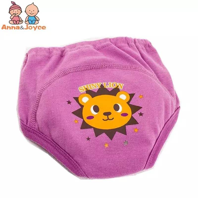 4 pçs/lote bebê fralda calcinha reutilizável 4 camadas shorts de treinamento crianças lavável fralda