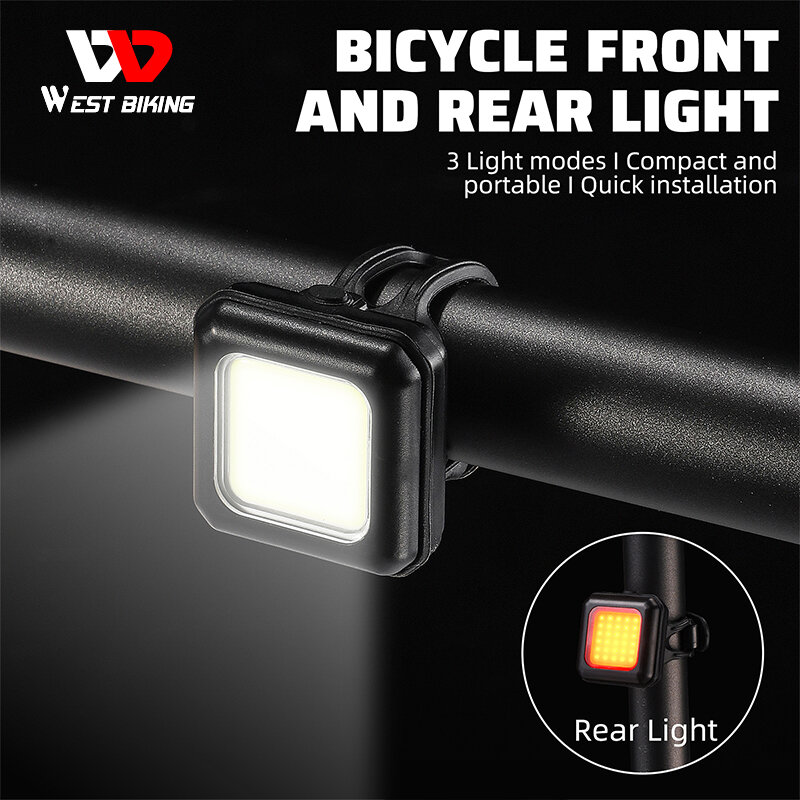 Rower zachodni światło rowerowe rower rowerowy przednie światło tylne typu C Charge reflektor ostrzegawczy tylne światła latarka LED części rowerowe