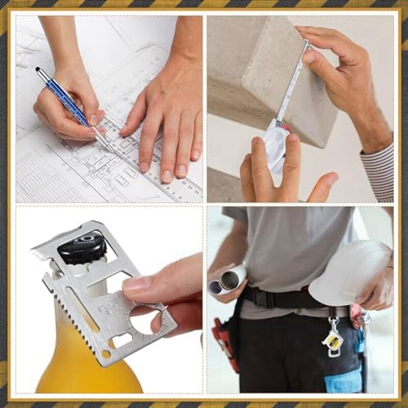 Gift Pen Set For Men 6 In 1 Multitool Tool Pen Christmas Techgifts For Dad Multitool Pen Durable