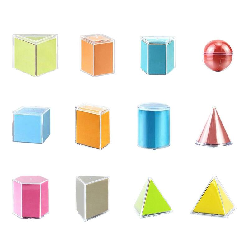 Formas geométricas 3d para crianças, brinquedos montessori