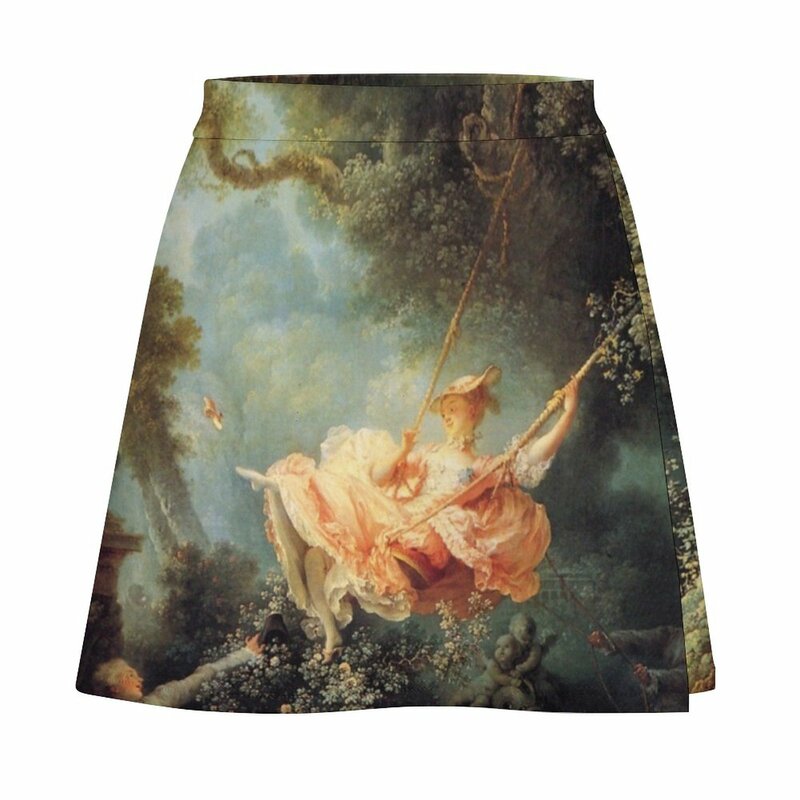 تنورة نسائية صغيرة سوينغ من جان أونوريه فراغونارد تنورة الجدة في الملابس