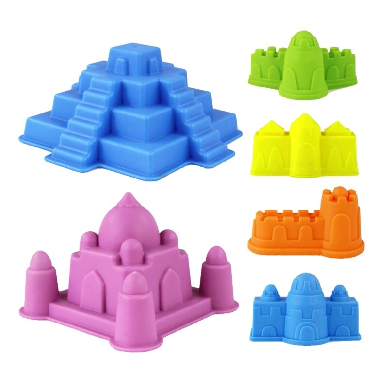 Toddler Beach Castle Building Toys for Kids 4-6 Year Old Seaside Sand Mold Baby Birthday Gifts for Creative Imagination Dropship
