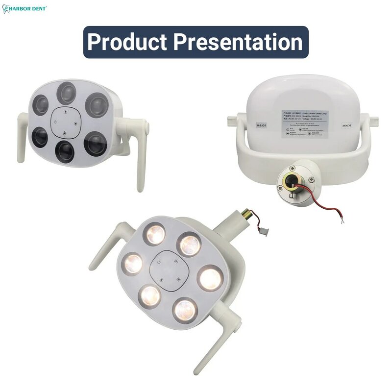 LED Peralatan Gigi Lampu Sensor Bayangan Gigi Multifungsi Lampu Operasi Kursi Implan Gigi
