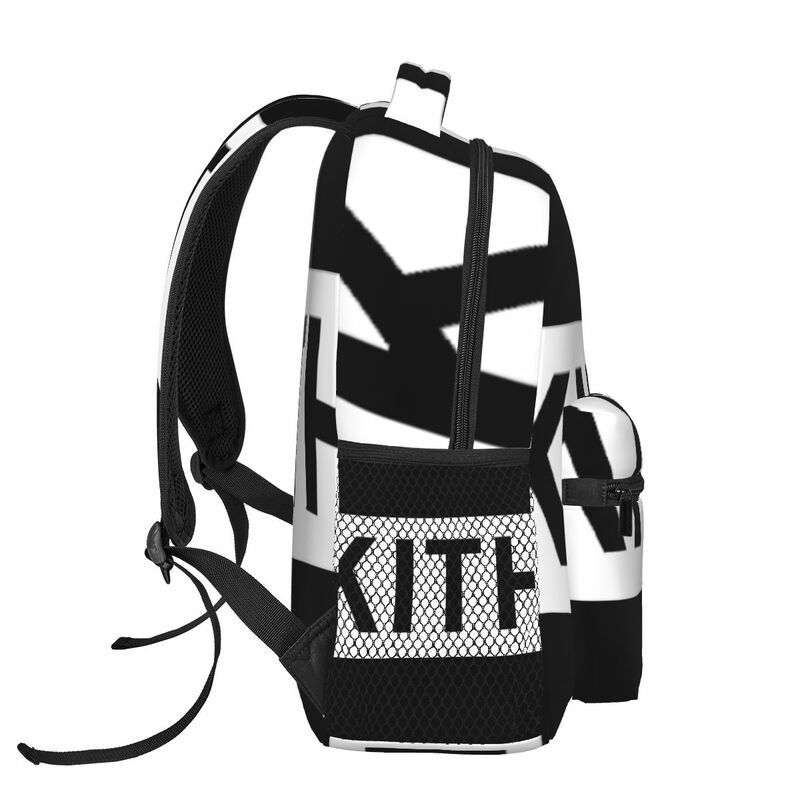 Ransel komputer kasual Logo Kith uniseks ransel komputer bepergian santai pelajar
