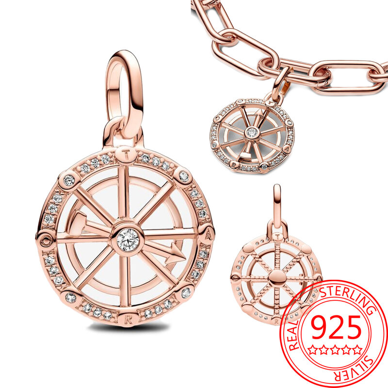 Minicolgante de Plata de Ley 925, accesorio de Cupido, compatible con pulsera Pandora, regalos de reunión, joyería, novedad de verano