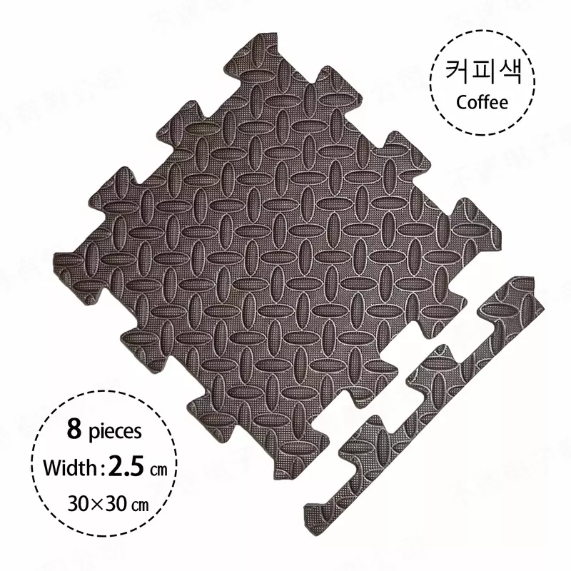 2.5CM Thick 30×30 Solid Color Baby Children's Room Game Mat Carpet Playing  Activity Gym Mat Puzzle Environmental Protection Mat