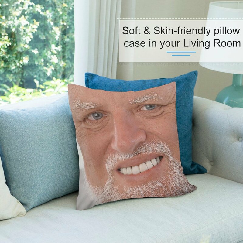 Hide the Pain Harold Meme - Sad Guy Throw Pillow Sitting Cushion Cushion Child