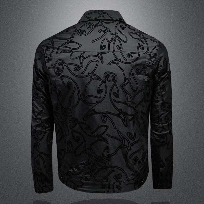 High Quality Black Jacket for Men with Unique Style and Impeccable Fabric Black boutique jacket men clothing
