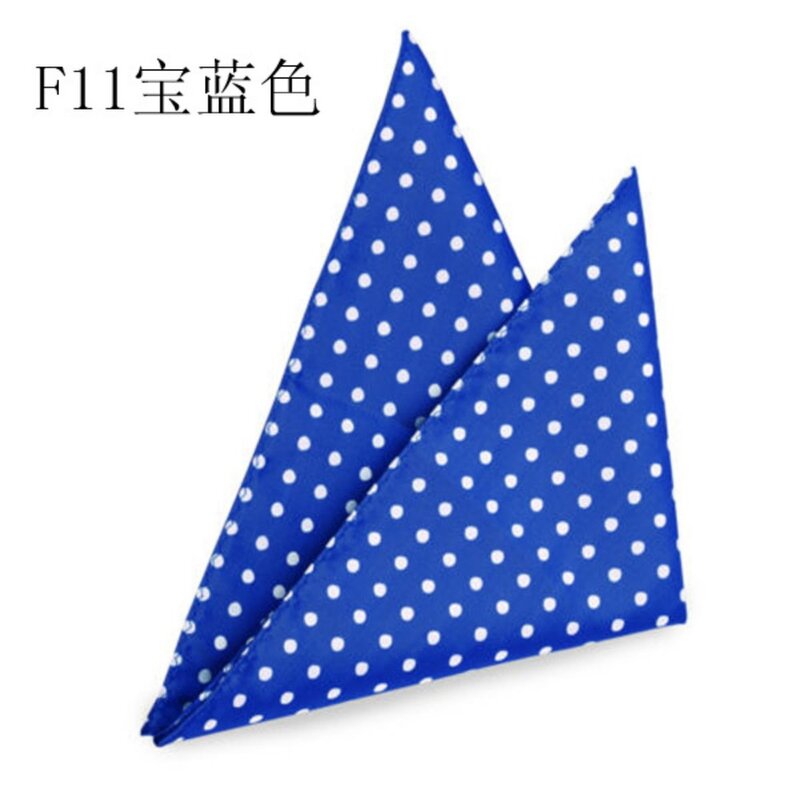 Free Shipping Ikepeibao Hanky Solid polka dots Men's Fashion Pocket Square Handkerchief Wedding Party Handkerchief