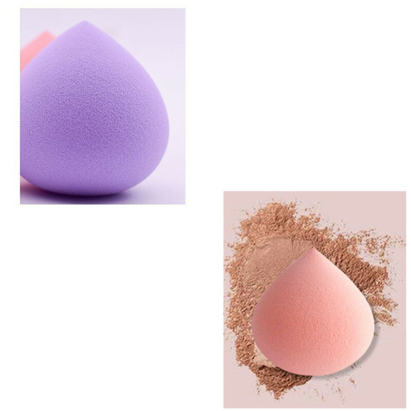 3pcs Soft High Elastic Makeup Sponge Face Beauty Cosmetic Powder Puff Foundation Cream Concealer Make Up Blender Tools