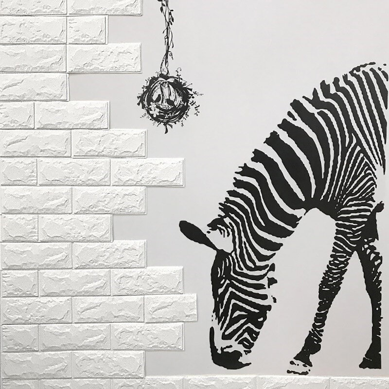 3D 벽돌 패턴 벽 패널 벽지, 거실 침실 주방 배경 장식, DIY 방수, 70cm * 1m