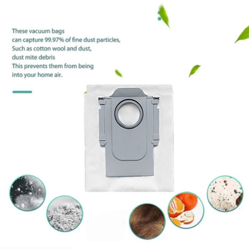 Accesorios para aspiradora Robot Xiaomi Roborock P10 / Q Revo, bolsa de polvo, bolsa de basura, piezas de repuesto