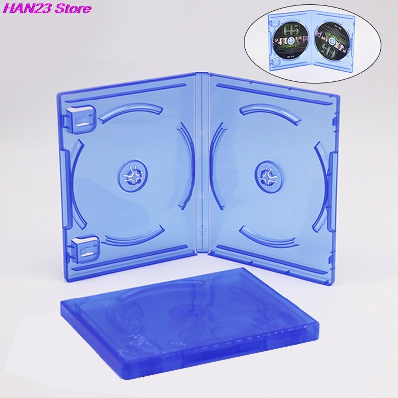 Caja de almacenamiento de CD, 1 unidad, fundas de juego de repuesto Blu-ray, caja protectora para PS4, PS5, CD, discos de DVD, caja de soporte de almacenamiento