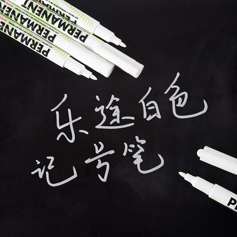 10 sztuk/zestaw białych Marker Graffiti długopisy wodoodporne permanentne malowanie opon notatnik bieżnik opony oleisty długopis ekologiczny