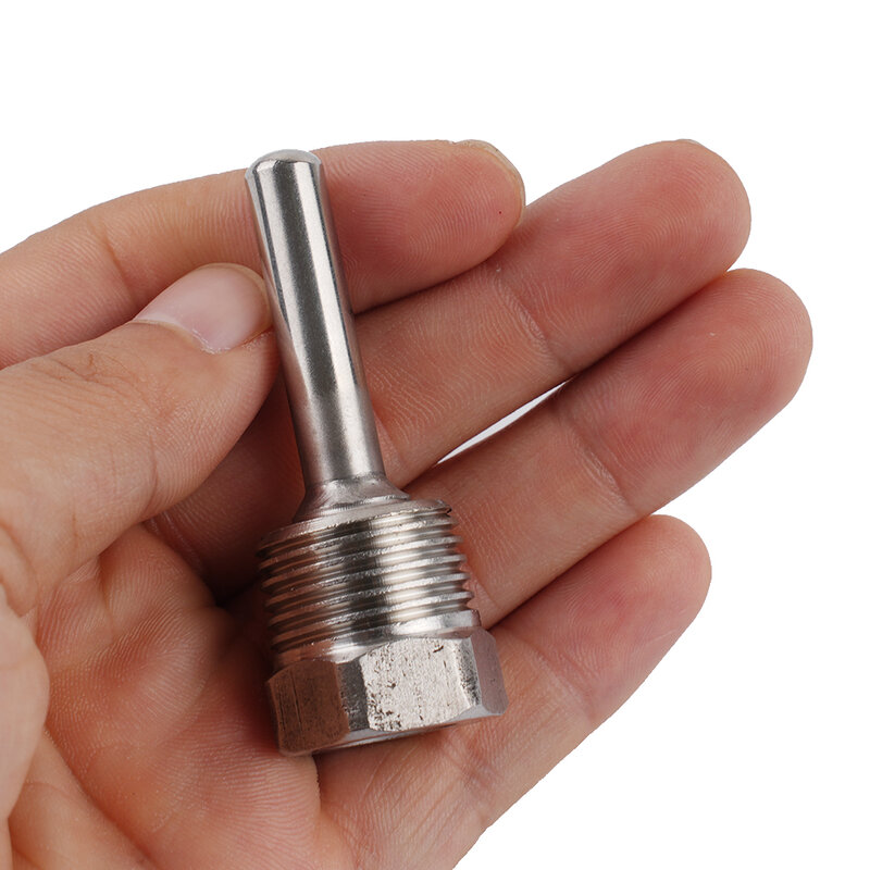 30mm / 50mm / 100mm / 150mm / 200mm Thermowell 1/2 G Thread 250 Celsius Max 304 Stainless Steel For Temperature Sensor