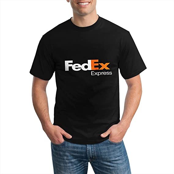 FedEx 남녀공용 패션 반팔 크루넥 티셔츠, 그래픽 티, 캐주얼, 재미있는 블라우스, 면 작업복 선물