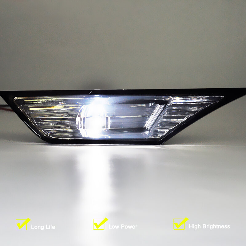2Pcs OEM LED Seite Kotflügel Marker Lampe Weiß Halogenlampen Licht Für Honda Civic 2016 2017 2018 2019 2020 2021