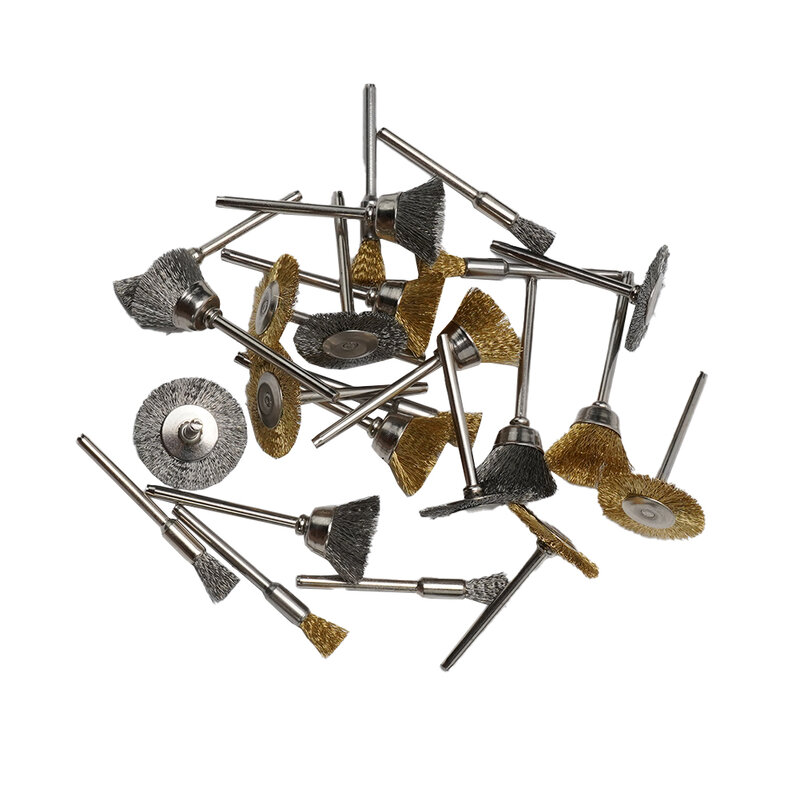 O bloco abrasivo morre moedor, escova de fio, bronze, lustrando, remoção, ferramentas giratórias, metalurgia, durável, 24 PCes