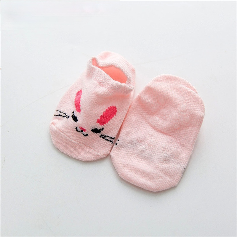 Calcetines de algodón antideslizantes para bebé recién nacido, calcetines para niñas y niños pequeños, accesorios de ropa para niños de 0 a 5 años