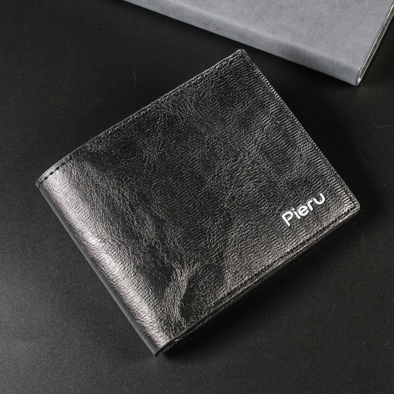 New Men'S Short Wallets Stylish  Pu Leather Business Card Holders For Male Large-Capacity Card Slots Slim Coin Purses Wholesale