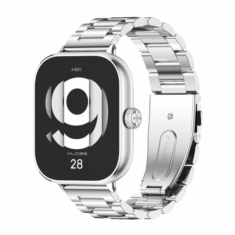 Zegarek Redmi 4 pasek do zegarka Xiaomi Redmi 4 Smartwatch bransoleta ze stali nierdzewnej do czerwonego Mi 4 wymienny pasek do zegarka