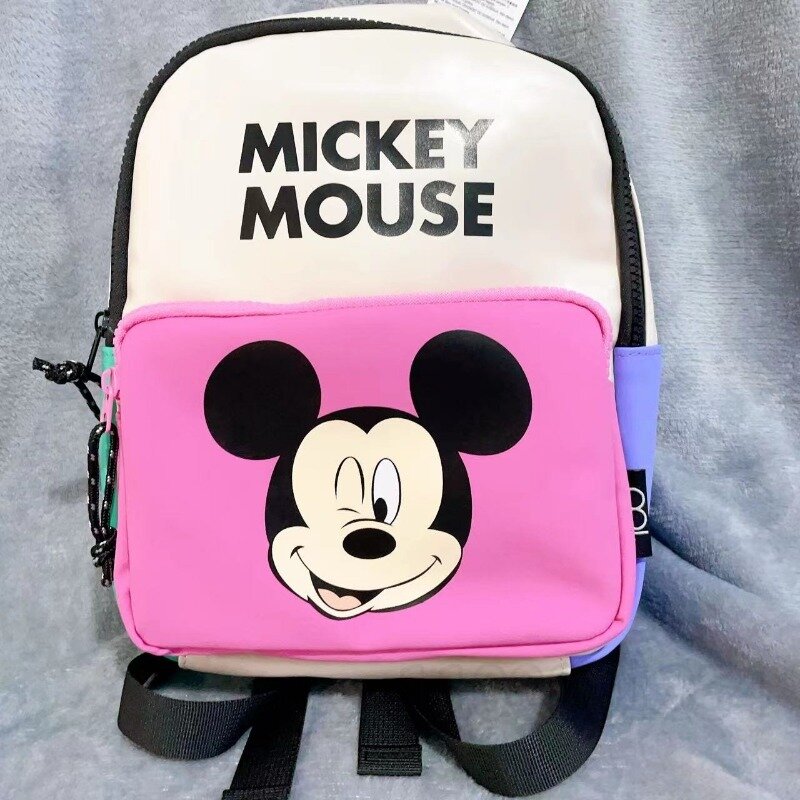 Tas punggung anak-anak, ransel Disney Mickey, tas sekolah Mini anak laki-laki perempuan, kartun, merek mewah, baru, modis