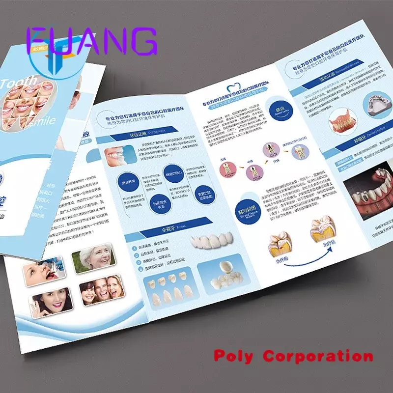 Custom  Customized A4 A5 A6 size brochure cheap booklet wholesale unique brochure printing