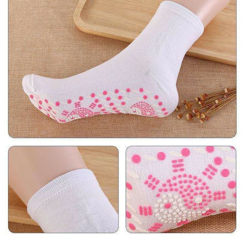 1 Pair Self-heating Magnetic Socks For Women Men Self Heated Socks Tour Magnetic Therapy Comfortable Winter Warm Massage Socks