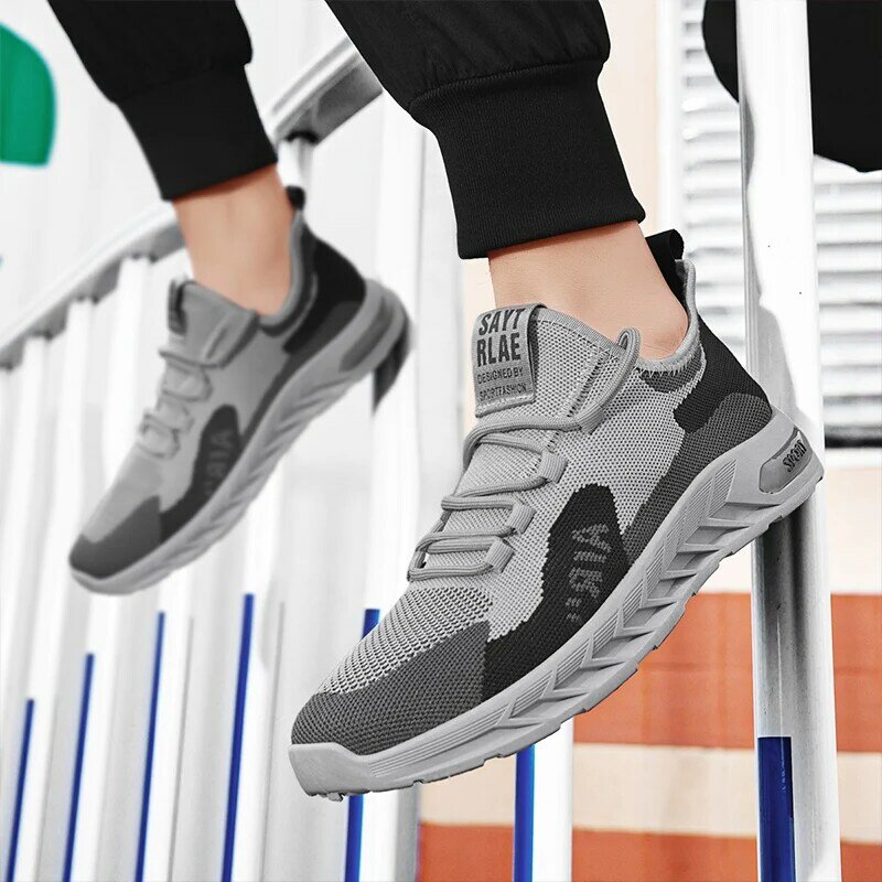 2024 Fashion Men Shoes Comfortable Sneakers Breathable Running Shoes For Men Mesh Tenis Sport Shoes Waling Sneakers