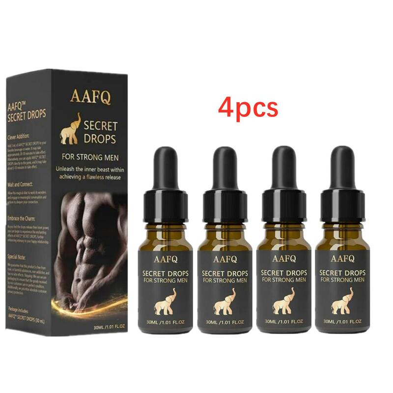 4pcs Secret Drops For Strong Powerful Men Secret Happy Drops Enhancing Sensitivity Release Stress And Anxiety 30ml  Dropshipping
