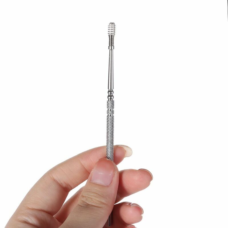1PC Spring Ear Wax Remove Tool Ear Pick Cleaning Tools Portable Multi-function Ear Wax Pickers Steel Earpick Wax Remover