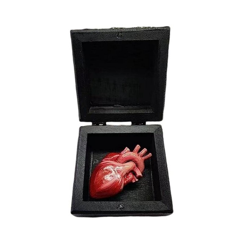 Juguete de corazón Real creativo, caja de corazón de órgano, broma, truco divertido, broma, truco divertido, corazón humano