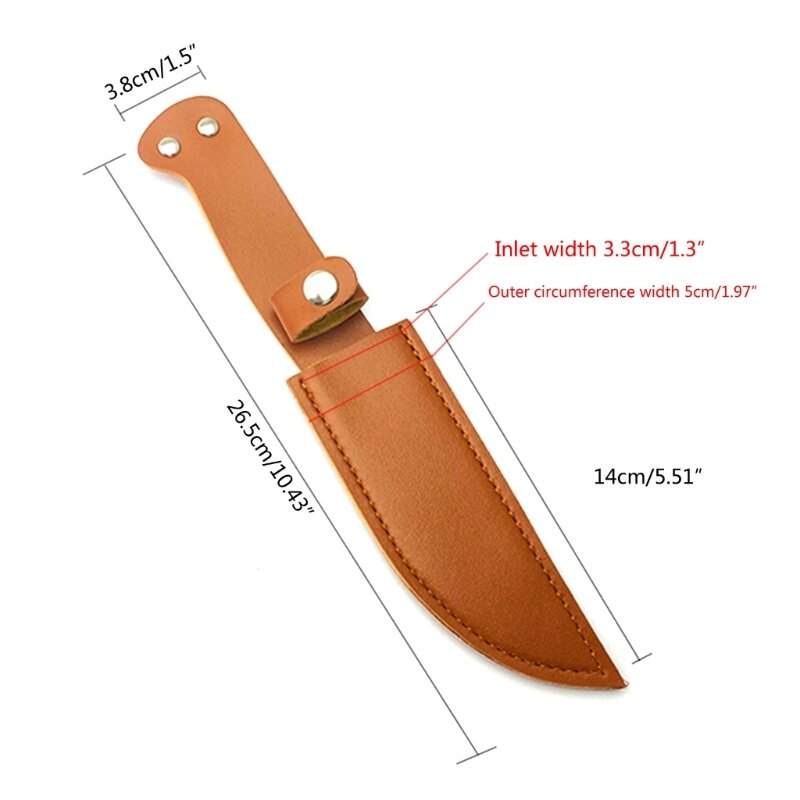 Coltello pieghevole in pelle PU Fodero portacoltelli Custodia per coltelli Custodia per attrezzi Protezione per coltelli per da