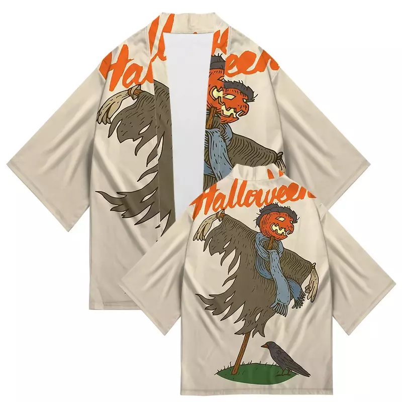 Кимоно для косплея Хэллоуин анимация хаори халаты мужское кимоно женское летнее пляжное кардиган юката мужской самурайский костюм