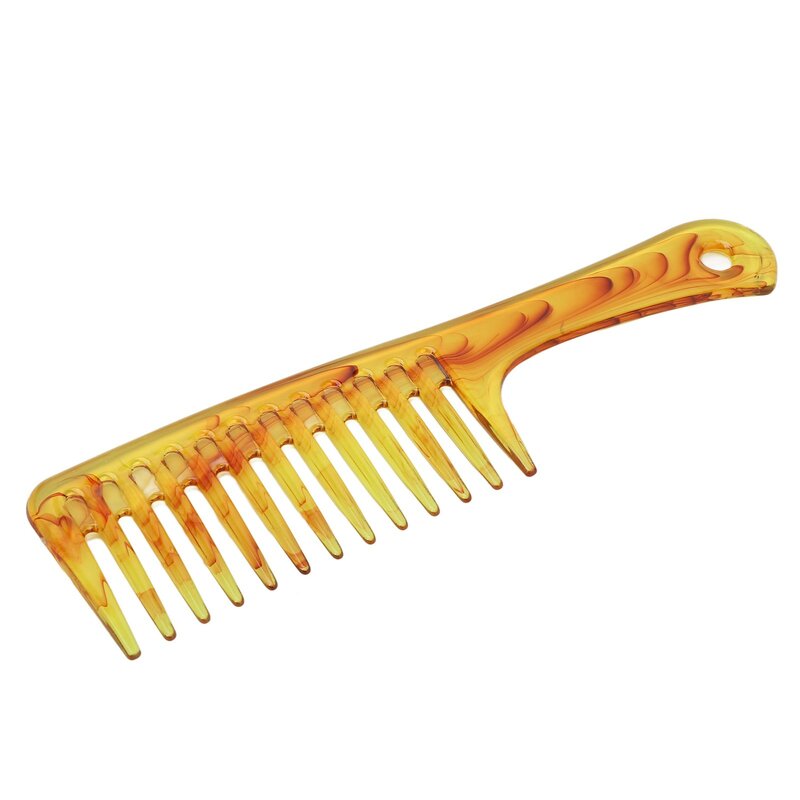 Large Wide Tooth Comb Lightweight Fashionable Appearance  Surface Anti Static Hair Comb Reduce Hair Loss for Curly Hair