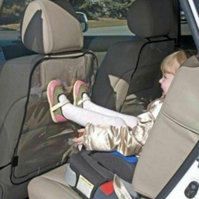Car Back Seat Back Protector, Backrest Cover, Crianças Kick Mat, Mud Clean Acessórios, Protege Transparente, Anti-Kick Pad, Auto Part, bebê