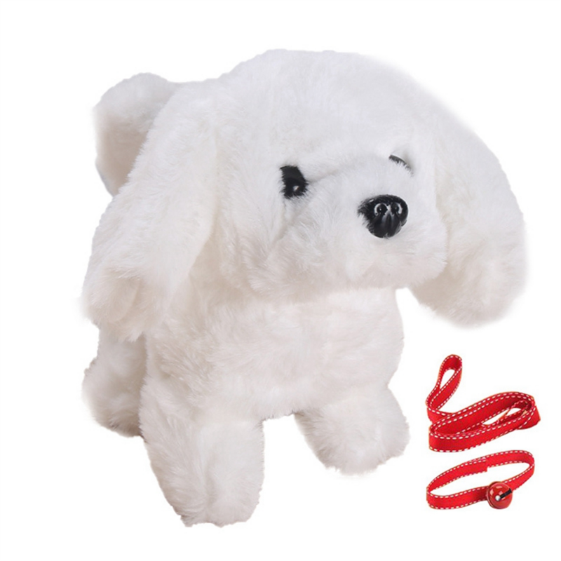 D Baby-Dog Toy para Meninos e Meninas, Cascas e Cauda, Wagging, Plush, Interativo, Electronic Pets, Puppy Toys, Birthday Gift