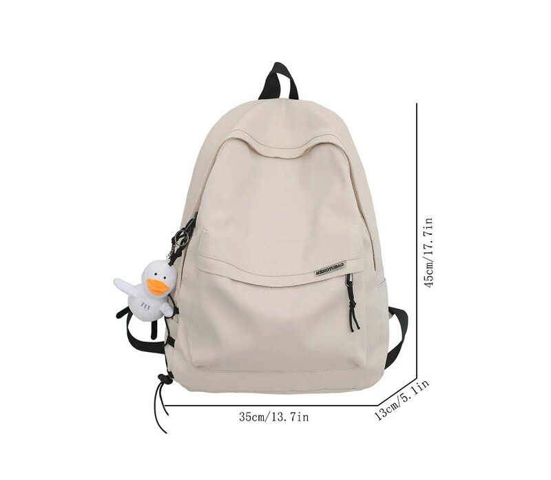 Простой рюкзак, водонепроницаемый нейлоновый женский рюкзак, вместительный женский рюкзак для девочек, школьные сумки, повседневный дорожный рюкзак для мужчин