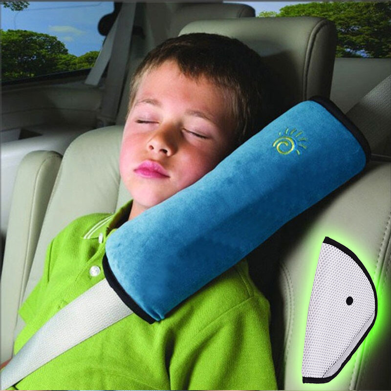 Baby Kussen Autogordel & Seat Slaap Standsteller Bescherm Schouder Pad Passen Voertuig Zitkussen Voor Kids Baby Boxen