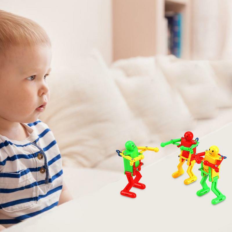 Wind Up Robot Toy para crianças, Playset Mecânico, Role Playing Robots, Dançarino de Natal, Presentes de aniversário do bebê
