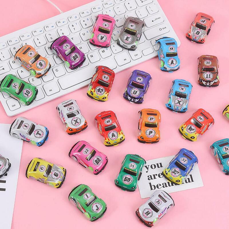 Mini jouet de voiture coule pour enfants, véhicule sans batterie, côtes arrière, jouet de dessin animé exquis, voiture décorative pour enfants