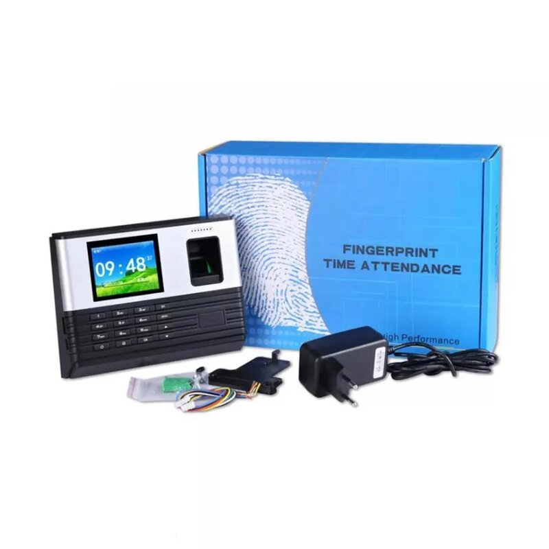 Realand-câmera de impressão digital com servidor p2p nuvem, titular do cartão de impressão digital, 125khz rfid card, terminal de escritório