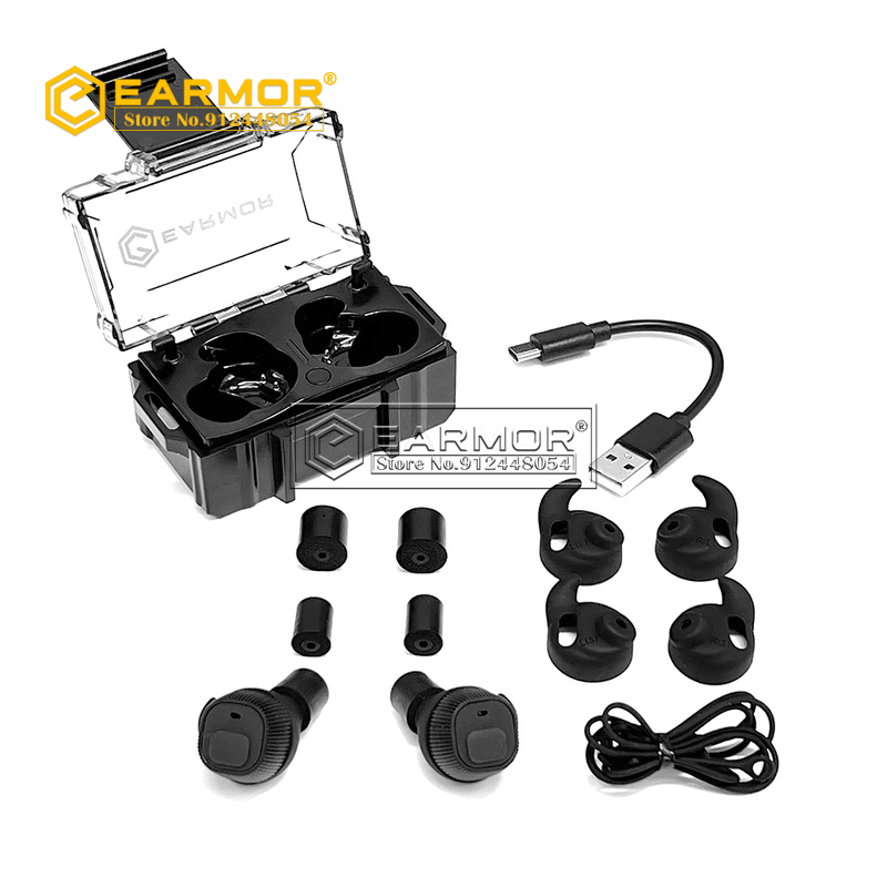 OPSMEN-Bouchons d'oreille électroniques pour l'entraînement au tir, dégagement de bruit, M20 MOD3, poly loi