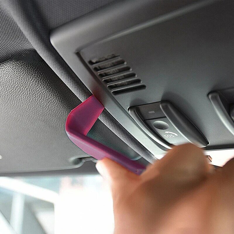 Kit alat penghilang Trim Panel klip pintu otomatis, pisau navigasi bongkar, alat perbaikan konversi jungkat-jungkit Interior mobil plastik