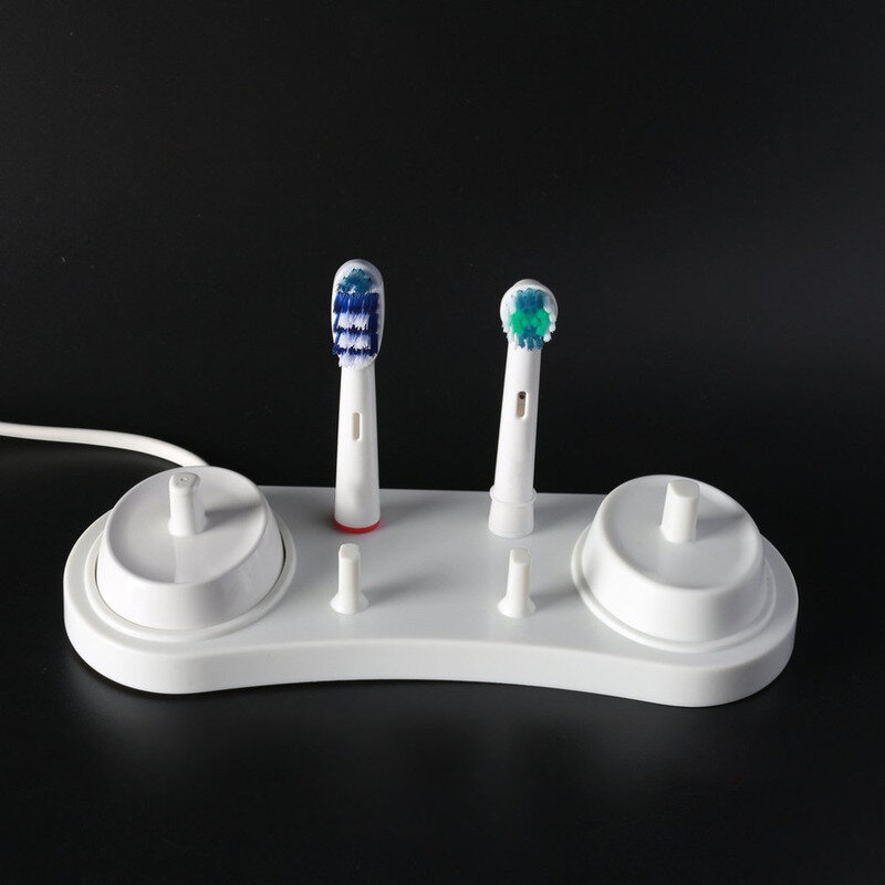 الحمام المنظم فرشاة الأسنان حامل فرشاة الأسنان الكهربائية حامل مع شاحن حفرة